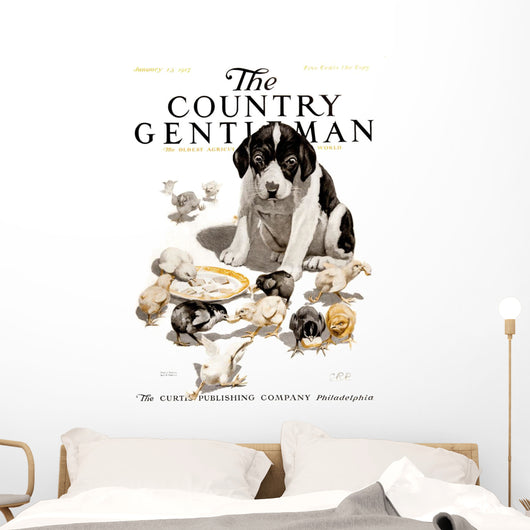 Cover of Country Gentleman agricultural magazine Wall Mural