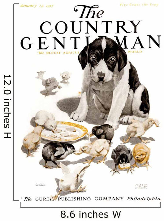 Cover of Country Gentleman agricultural magazine Wall Mural