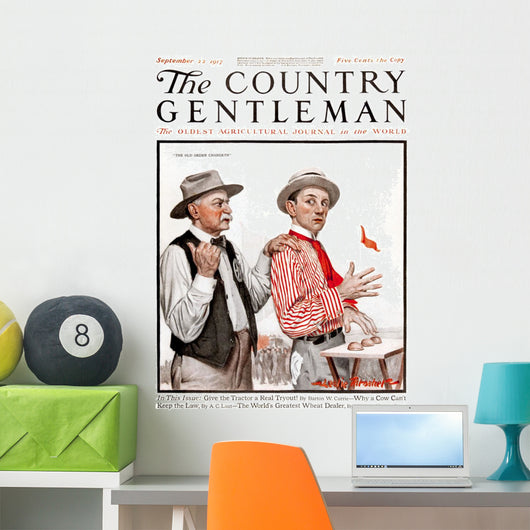 Cover of Country Gentleman agricultural magazine Wall Mural