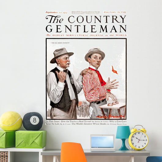 Cover of Country Gentleman agricultural magazine Wall Mural