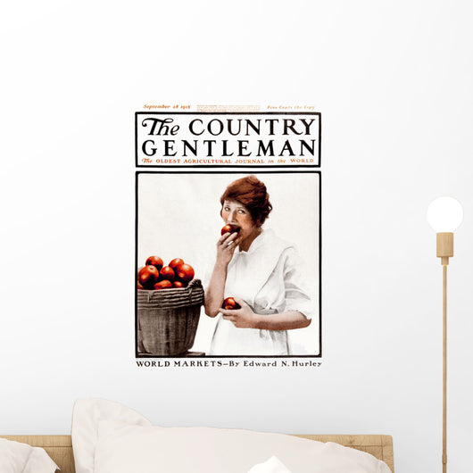 Cover of Country Gentleman agricultural magazine Wall Mural