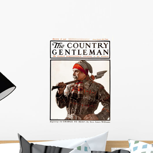 Cover of Country Gentleman agricultural magazine Wall Mural