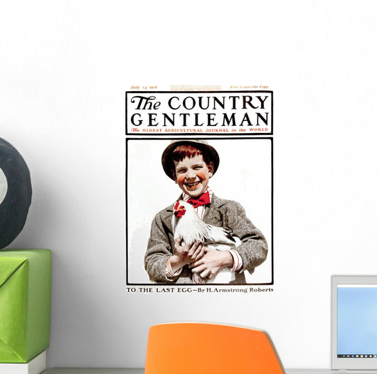 Cover of Country Gentleman agricultural magazine Wall Mural