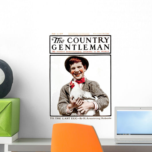 Cover of Country Gentleman agricultural magazine Wall Mural