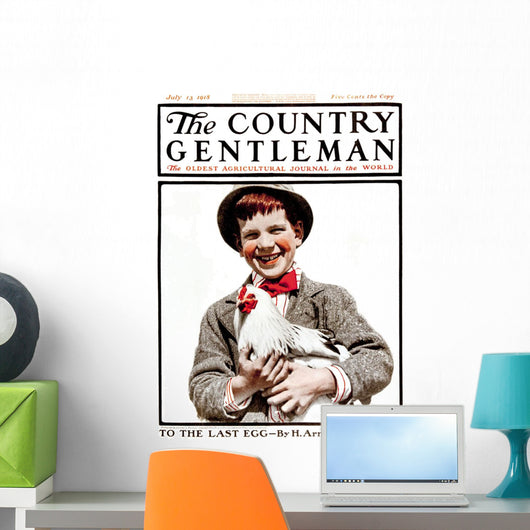 Cover of Country Gentleman agricultural magazine Wall Mural