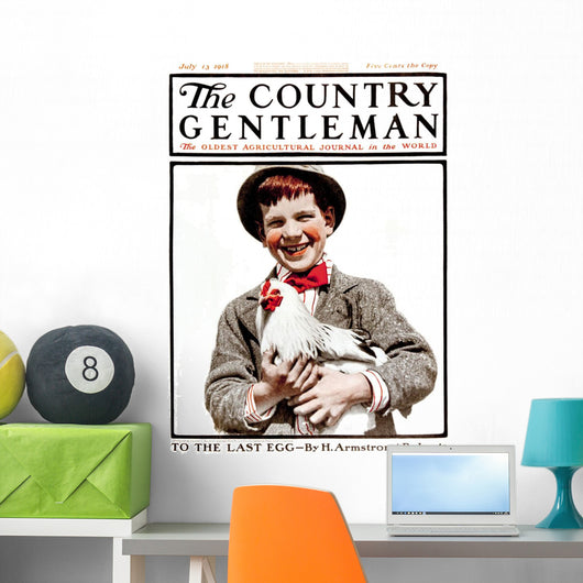 Cover of Country Gentleman agricultural magazine Wall Mural