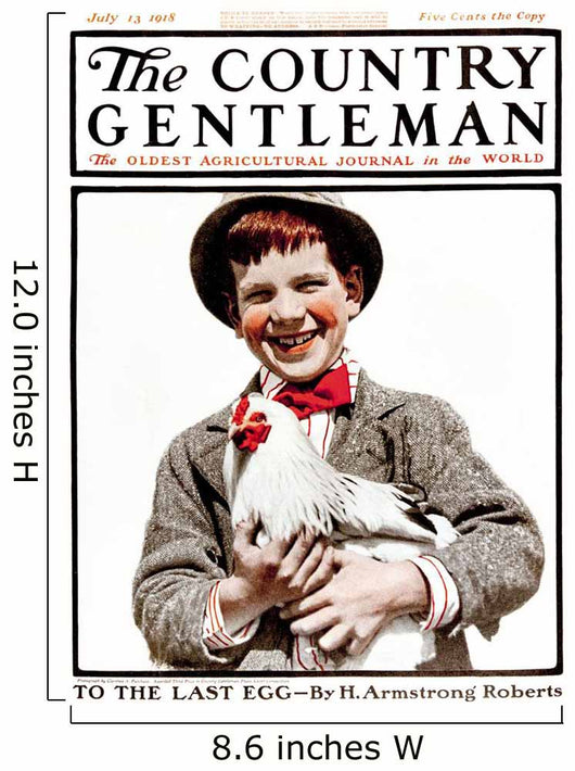 Cover of Country Gentleman agricultural magazine Wall Mural