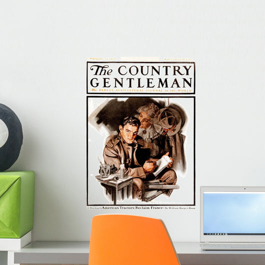 Cover of Country Gentleman agricultural magazine Wall Mural