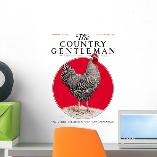 Cover of Country Gentleman agricultural magazine Wall Mural
