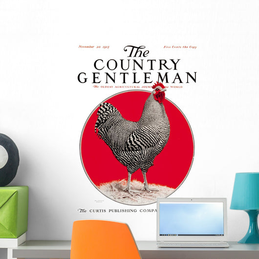 Cover of Country Gentleman agricultural magazine Wall Mural