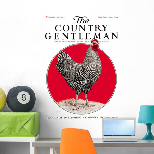 Cover of Country Gentleman agricultural magazine Wall Mural