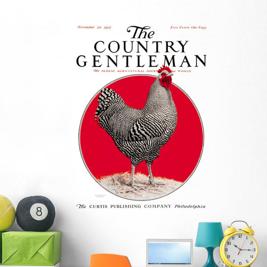 Cover of Country Gentleman agricultural magazine Wall Mural