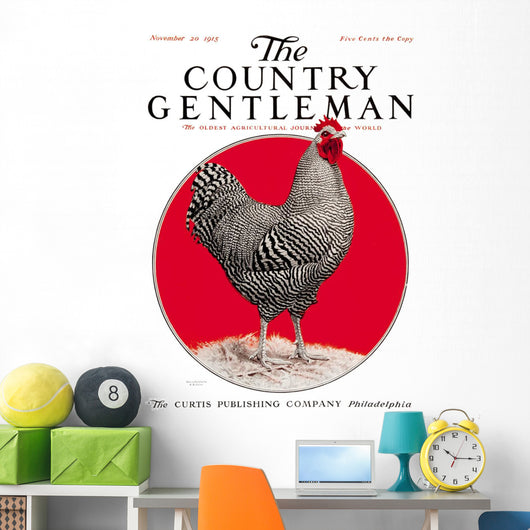 Cover of Country Gentleman agricultural magazine Wall Mural