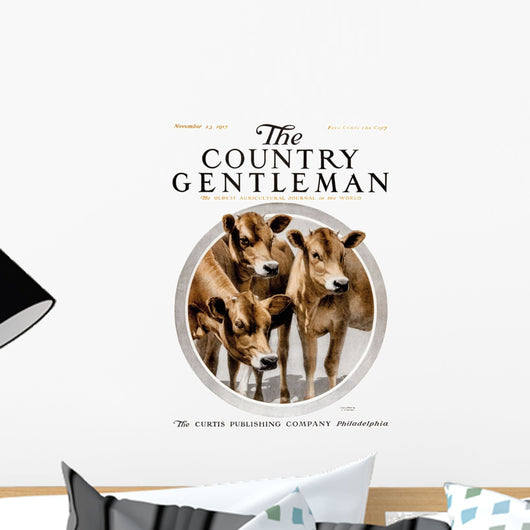 Cover of Country Gentleman agricultural magazine Wall Mural