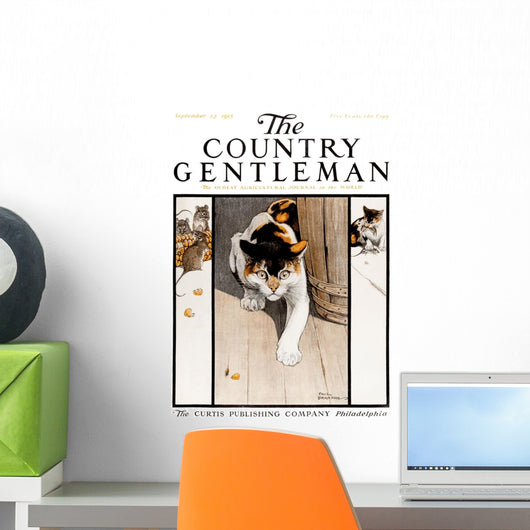 Cover of Country Gentleman agricultural magazine Wall Mural