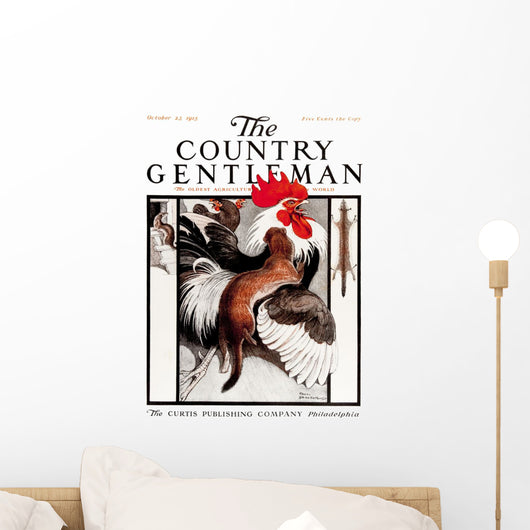 Cover of Country Gentleman agricultural magazine Wall Mural