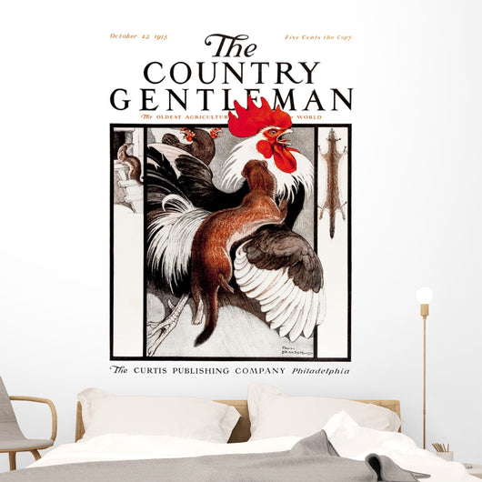 Cover of Country Gentleman agricultural magazine Wall Mural
