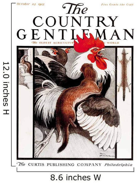 Cover of Country Gentleman agricultural magazine Wall Mural