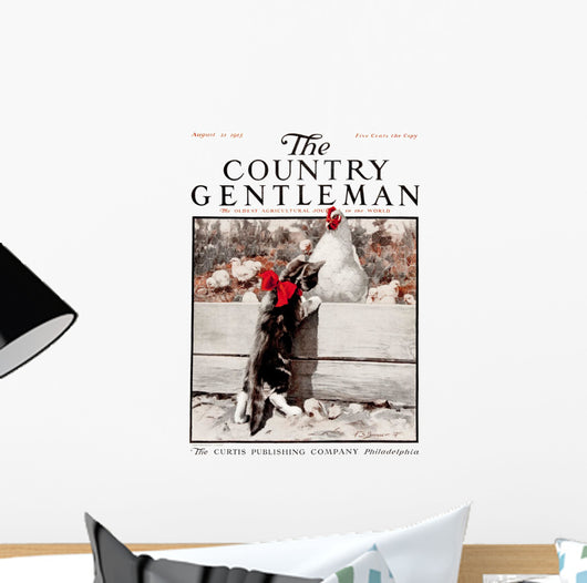 Cover of Country Gentleman agricultural magazine Wall Mural
