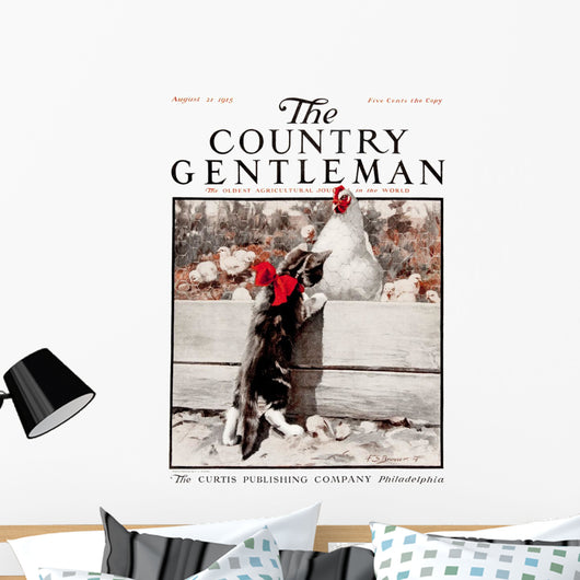Cover of Country Gentleman agricultural magazine Wall Mural