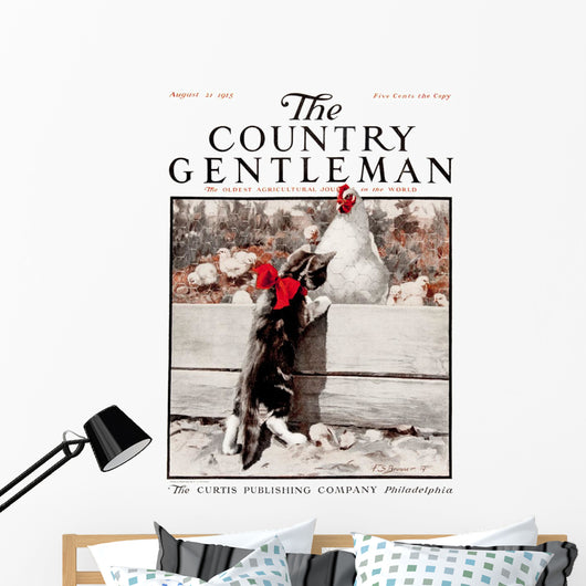Cover of Country Gentleman agricultural magazine Wall Mural