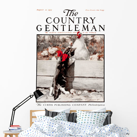 Cover of Country Gentleman agricultural magazine Wall Mural