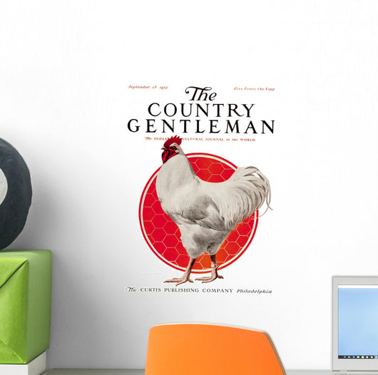 Cover of Country Gentleman agricultural magazine Wall Mural