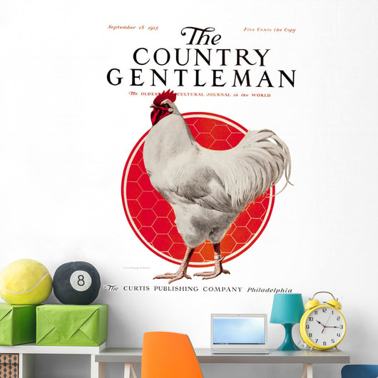 Cover of Country Gentleman agricultural magazine Wall Mural