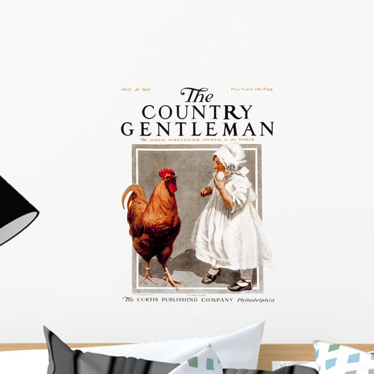 Cover of Country Gentleman agricultural magazine Wall Mural