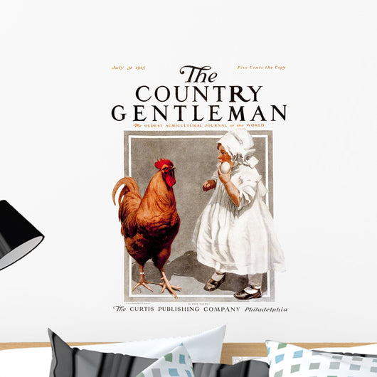 Cover of Country Gentleman agricultural magazine Wall Mural
