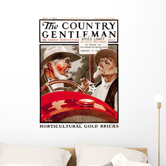 Cover of Country Gentleman agricultural magazine Wall Mural
