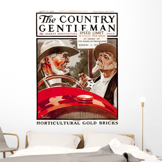 Cover of Country Gentleman agricultural magazine Wall Mural