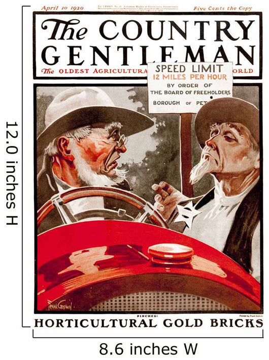 Cover of Country Gentleman agricultural magazine Wall Mural