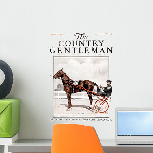 Cover of Country Gentleman agricultural magazine Wall Mural