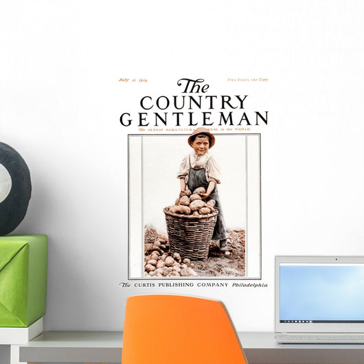 Cover of Country Gentleman agricultural magazine Wall Mural