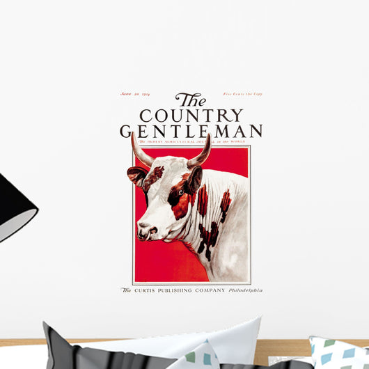Cover of Country Gentleman agricultural magazine Wall Mural