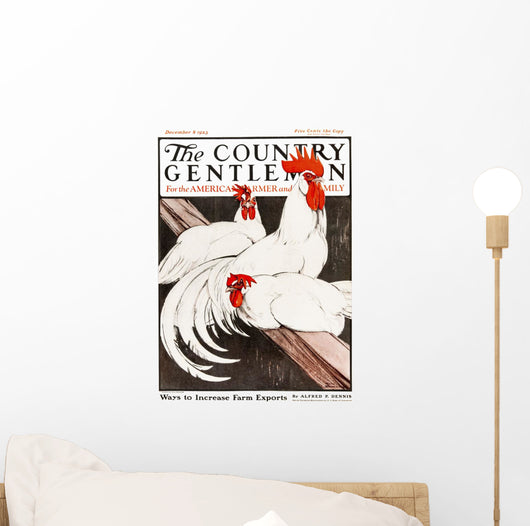 Cover of Country Gentleman agricultural magazine Wall Mural