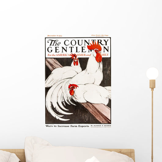 Cover of Country Gentleman agricultural magazine Wall Mural