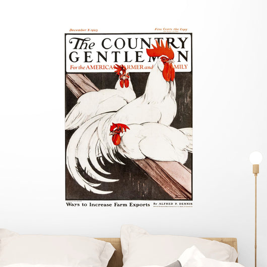 Cover of Country Gentleman agricultural magazine Wall Mural