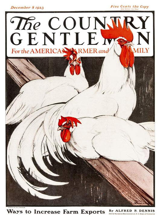 Cover of Country Gentleman agricultural magazine Wall Mural