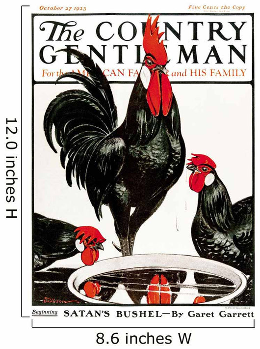 Cover of Country Gentleman agricultural magazine Wall Mural