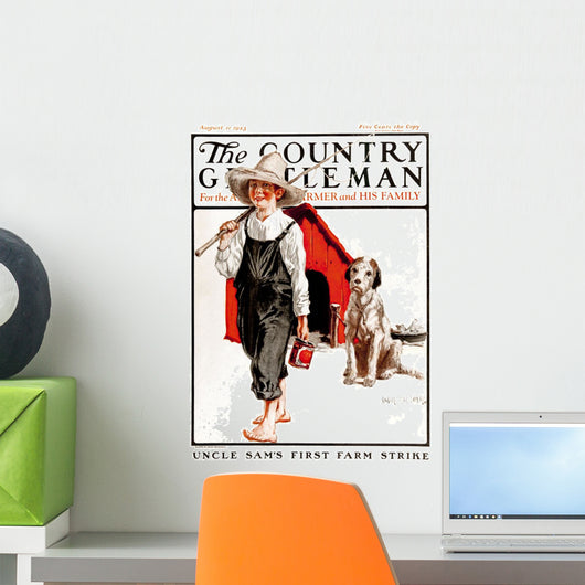 Cover of Country Gentleman agricultural magazine Wall Mural