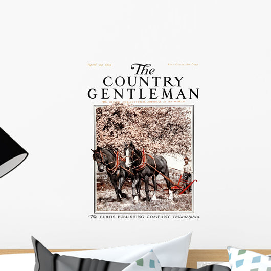 Cover of Country Gentleman agricultural magazine Wall Mural