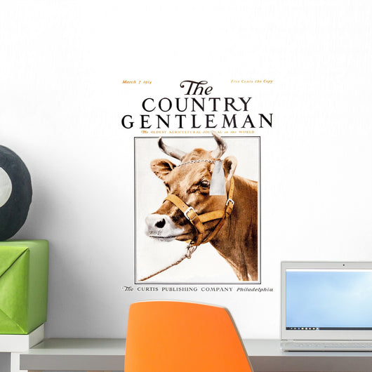 Cover of Country Gentleman agricultural magazine Wall Mural