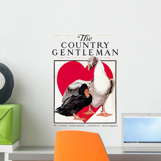 Cover of Country Gentleman agricultural magazine Wall Mural