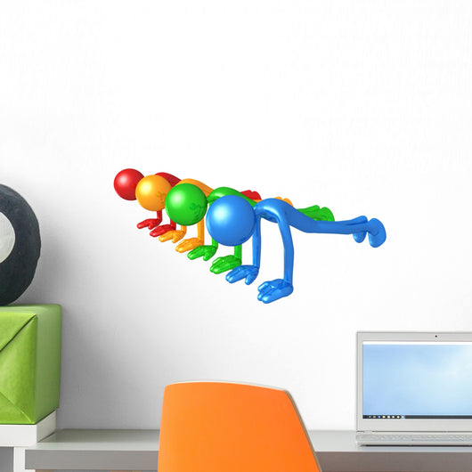 Spectrum Fitness Wall Decal