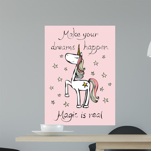 Magic Is Real Trendy Wall Mural
