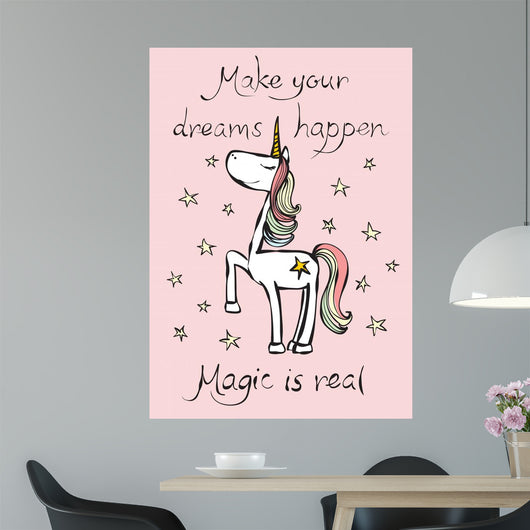 Magic Is Real Trendy Wall Mural