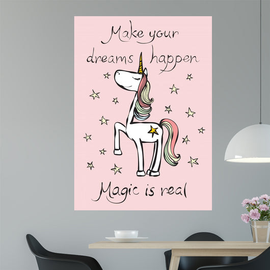 Magic Is Real Trendy Wall Mural