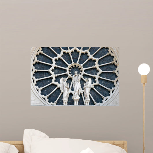 Outside Notre Dame Wall Mural